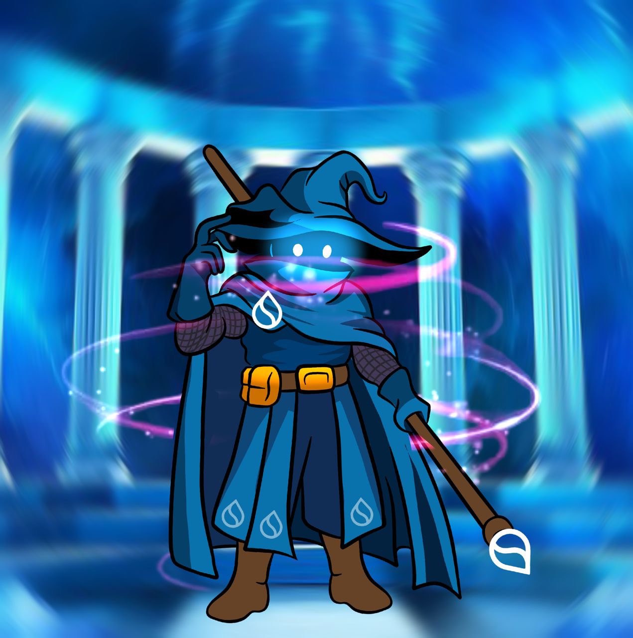 Whiz the Wizard in Meditation